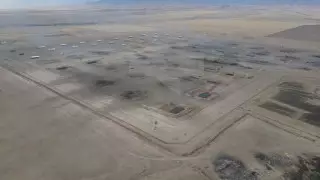 Взрывы возле Тараза. Фото с высоты птичьего полета