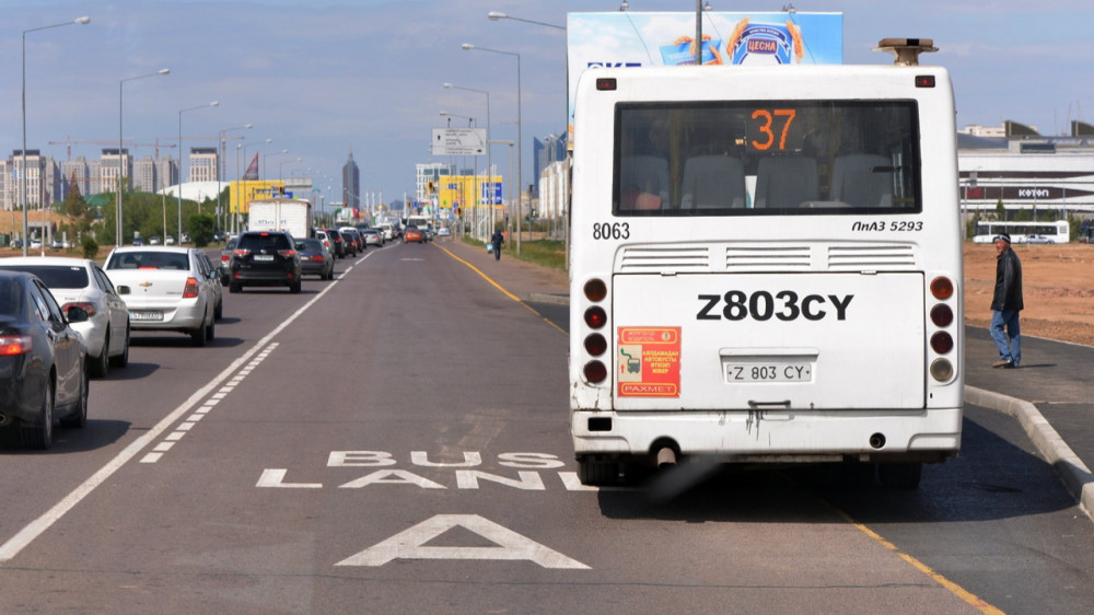 Новую автобусную полосу запустят в Нур-Султане