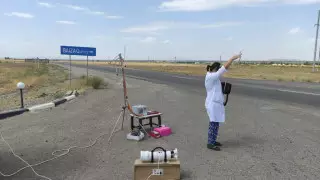 Уровень радиации проверили в районе взрывов в Жамбылской области