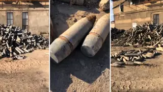 Жарылыс болған Байзақ ауданында кәсіпкердің үйінен үйілген снаряд табылды