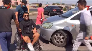 Журналисты встретили пожарных после выписки из больниц в Жамбылской области