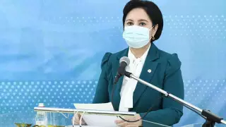 Гульшара Абдыкаликова встретилась с ветеранами