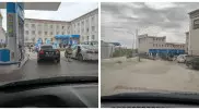 Жителей Актау возмутила расположенная рядом с АЗС частная школа
