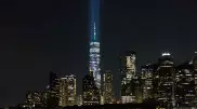 Световые колонны зажглись в Нью-Йорке в память о терактах 11 сентября