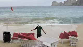 Видео сильнейшего урагана "Олаф" в Мексике появилось в Сети