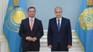 Президент Токаев принял главу МИД Северной Македонии