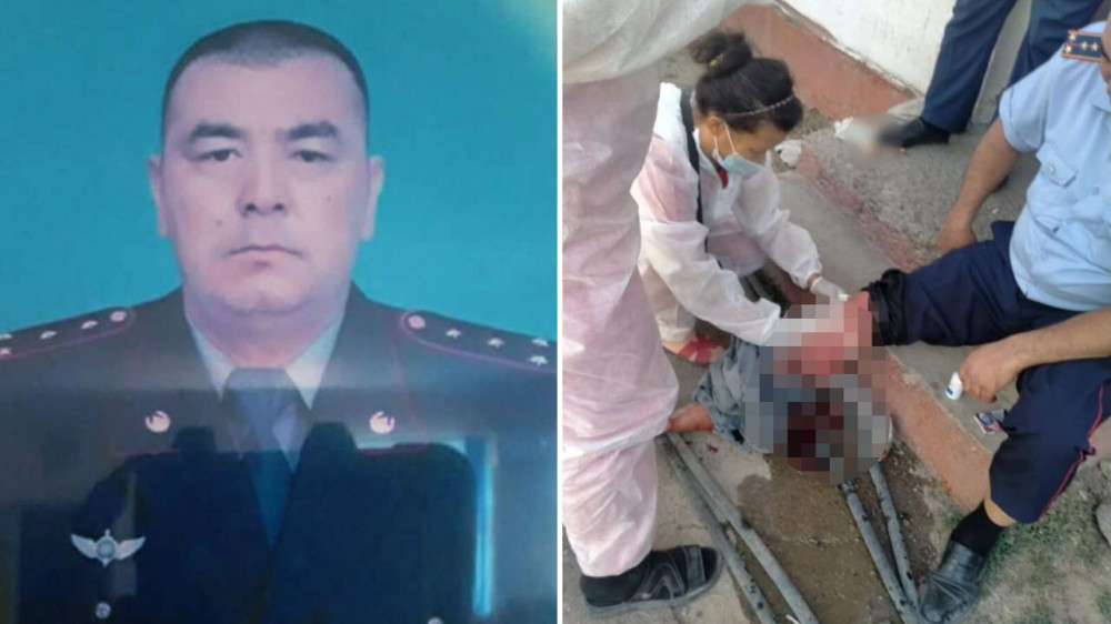 Полицейского ранили ножом в Туркестанской области