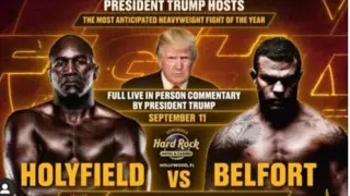 Трамп заработает на бое Холифилда несколько миллионов долларов