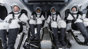 SpaceX опубликовала фото первого гражданского экипажа
