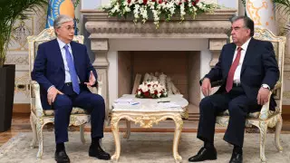 Токаев встретился с президентом Таджикистана