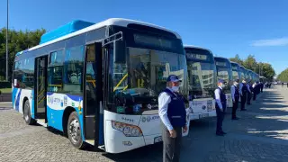 32 экоавтобуса пополнили автопарк Талдыкоргана