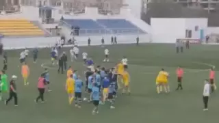 Футбольным беспределом закончился матч между "Астаной" и "Каспием"