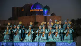 Завершен проект освещения на территории мавзолея Яссауи