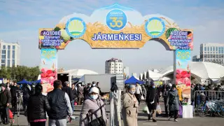 Ярмарка сельхозпродукции Актюбинской области проходит в Нур-Султане