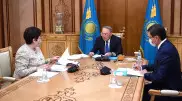 Назарбаев принял главу НИШ Шамшидинову