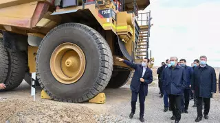Президент Токаев посетил Актогайский ГОК