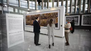 Уникальная выставка гравюр NOMAD. BLACK & WHITE открылась в Нур-Султане