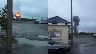 Новый взрыв произошел на складе боеприпасов возле Тараза