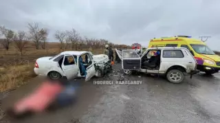 Два парня и женщина погибли в жуткой аварии под Карагандой
