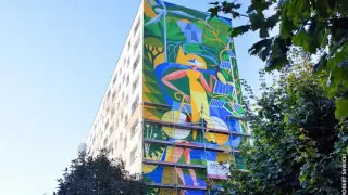 В Польше очищают воздух с помощью граффити