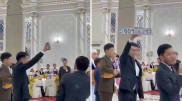 VIP-госномер подарили молодоженам на тое в Шымкенте