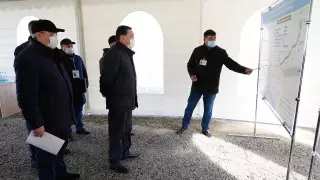 Мамин проинспектировал ход реконструкции дороги "Актобе – Атырау – Астрахань"