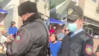 Полицейских наказали после резонансного видео в Шымкенте