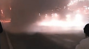 Автобус загорелся в Нур-Султане