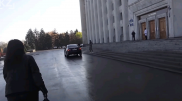 Блогеры устроили переполох на парковке перед акиматом Алматы