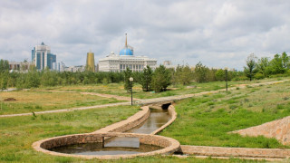 Вид на Президентский парк в Нур-Султане. © zabivan.livejournal.com