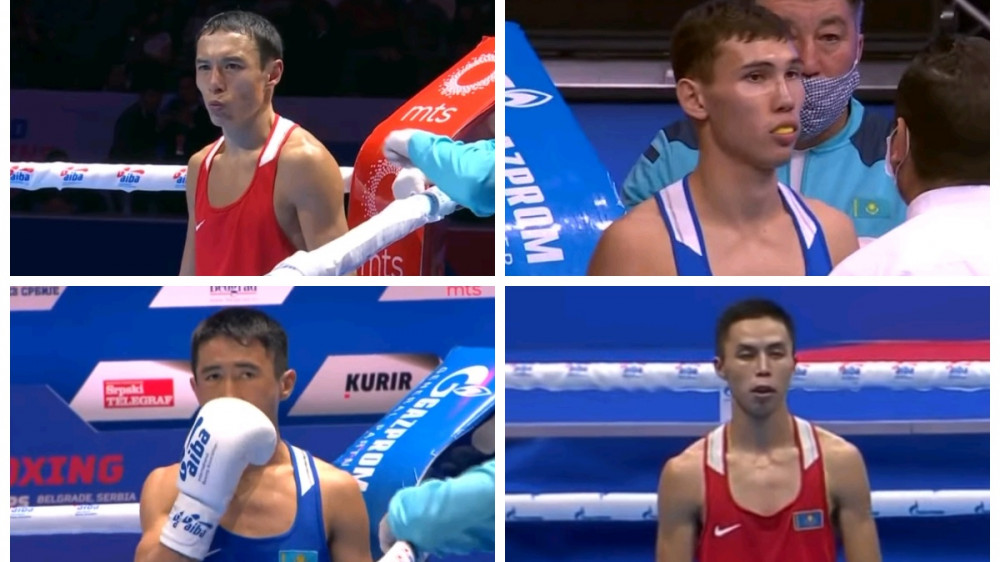 Четверо казахстанских боксеров вышли в финал чемпионата мира