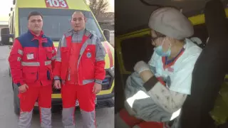 Жительница Кызылорды родила двойняшек в машине скорой помощи