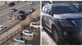 Девушке внезапно стало плохо, и она устроила массовое ДТП в Актау