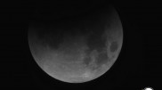 Лунное затмение сняли на видео из космоса