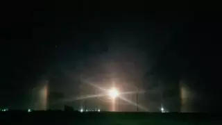 Фото солнечного и лунного гало в Костанайской области