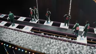 Действие сериала “Игра в кальмара“ воссоздали в США