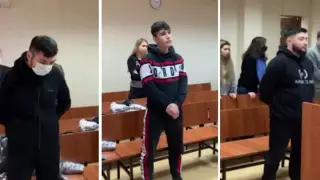 Девушки осужденных в Москве казахстанских пранкеров расплакались после приговора