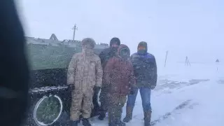 Снежный плен. Пограничники помогли застрявшим казахстанцам