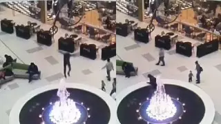 Астанчанин спрыгнул со 2-го этажа в фонтан ТРЦ