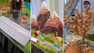 Горы из казы-карта и деревья из баурсаков. Фуршет посольства Казахстана возмутил Казнет