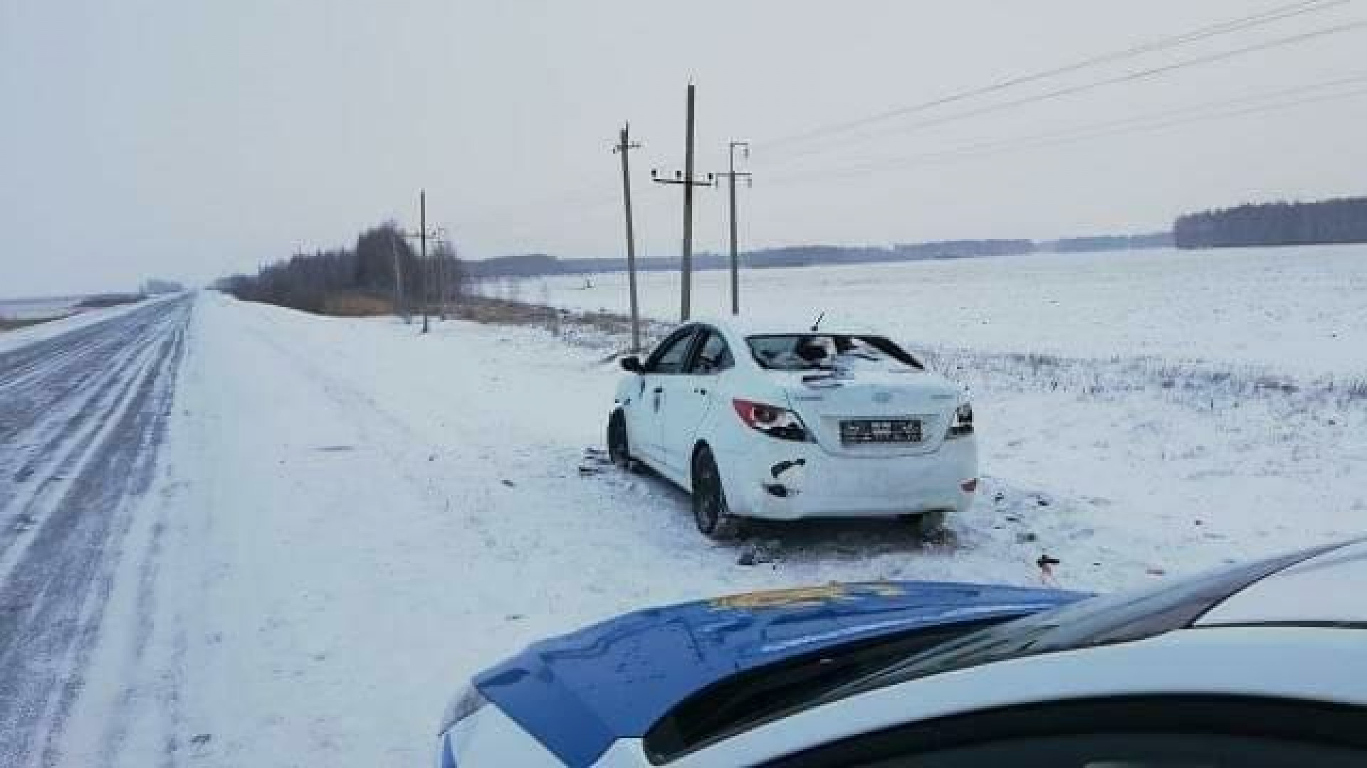 Обстрелянный на трассе автомобиль: чиновники СКО дали пояснения: 20 декабря  2021 12:53 - новости на Tengrinews.kz