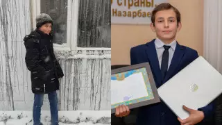 Пятиклассника из Костаная наградили за спасение детей из пожара