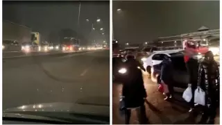 Очевидцы показали огромные пробки на "Алтын Орде" после открытия развязки
