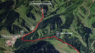 Медеу - Бутаковский водопад