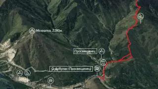 "Ак-Булак" - Кок-Жайляу - Три брата - вершина Кумбель