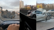 "Первое ДТП". Три человека пострадали в Алматы