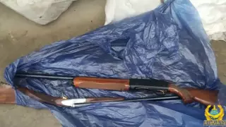 Тайник с похищенным оружием нашли полицейские в Алматы