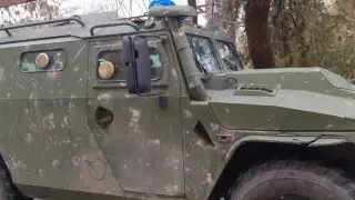 Спецназ Нацгвардии показал фото пострадавшей при беспорядках техники