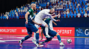 Сборная Казахстана отыгралась с 2:4 и свела вничью первый матч на Евро-2022 по футзалу