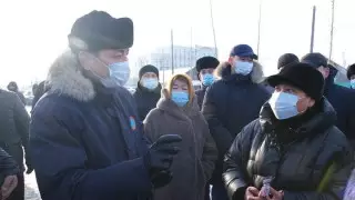 Алтай Кульгинов встретился с жителями района Байконыр